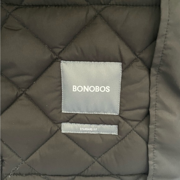 Mens Bonobos Black Quilted Jacket. Size XL - Picture 4 of 6